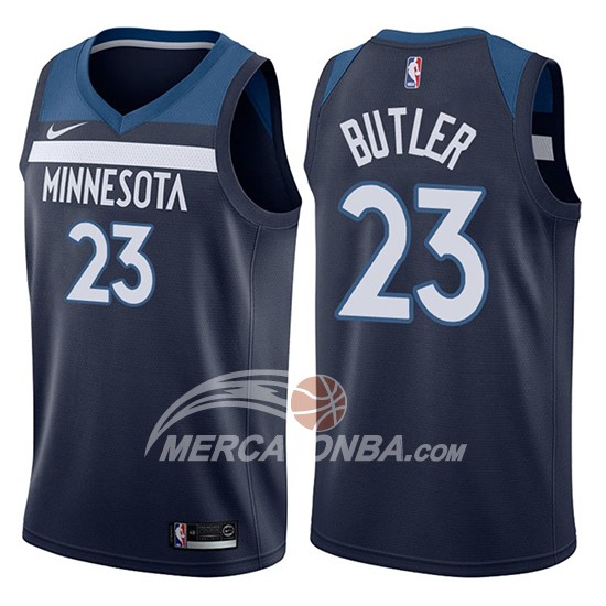 Maglia NBA Jimmy Butler Minnesota Timberwolves 2017-18 Blu